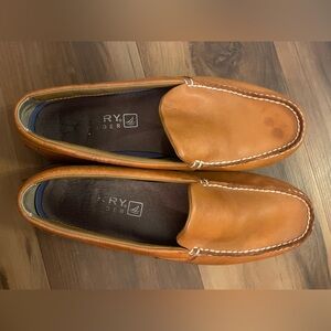 Sperry Men's Brown Leather Slip-Ons